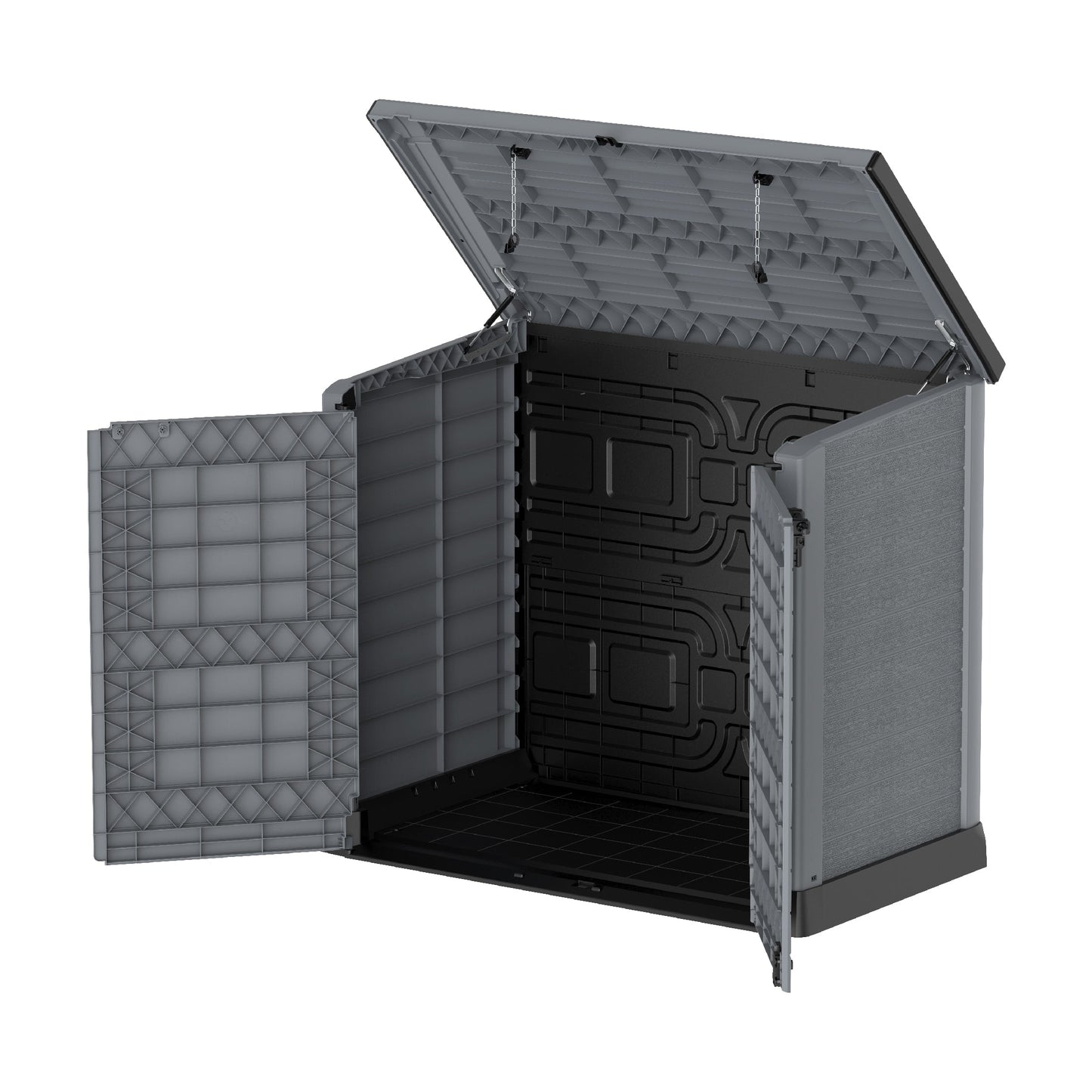 Cedargrain 1200L Small Storage Shed with Flat Lid - Cosmoplast Bahrain