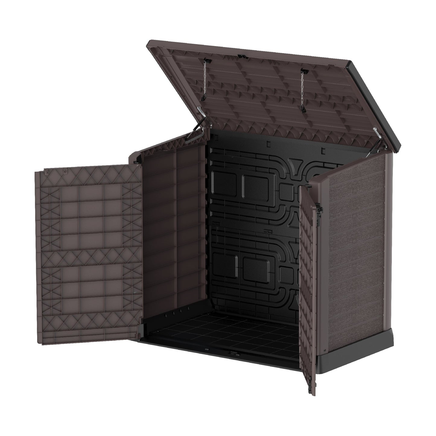 Cedargrain 1200L Small Storage Shed with Flat Lid - Cosmoplast Bahrain