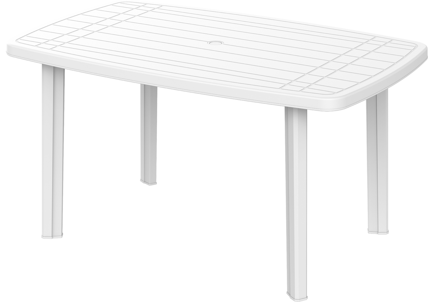 Long Rectangular Garden Table - Cosmoplast Bahrain