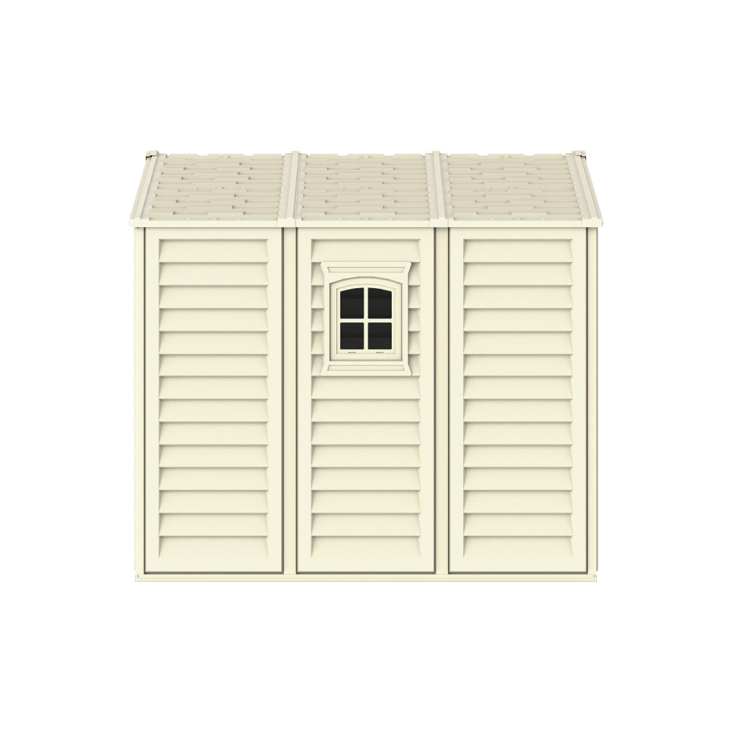 WoodBridge 10.5x8ft (324.8x247x233.2 cm) Resin Garden Storage Shed - Cosmoplast Bahrain