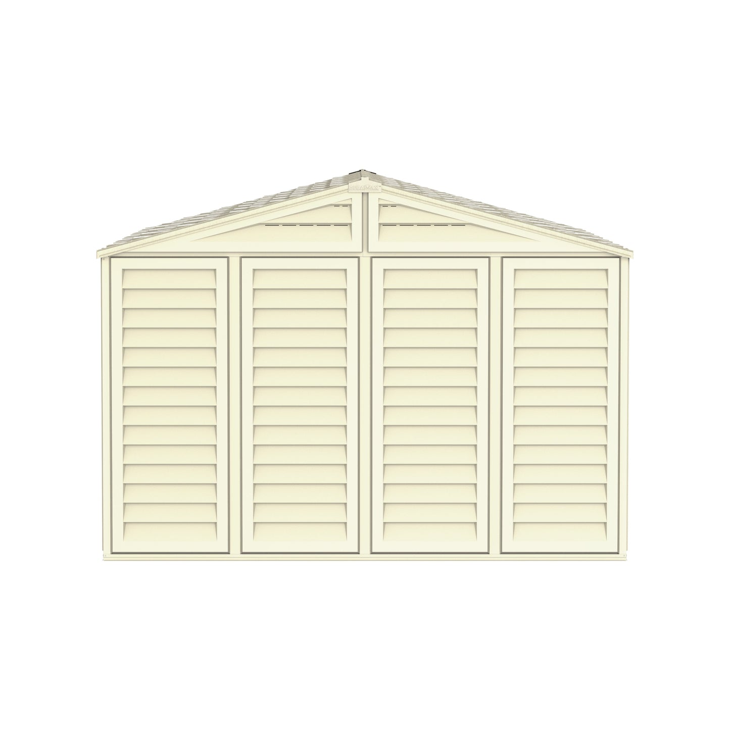 WoodBridge 10.5x13ft (324.8x405xH 233.2 cm) Resin Garden Storage Shed - Cosmoplast Bahrain