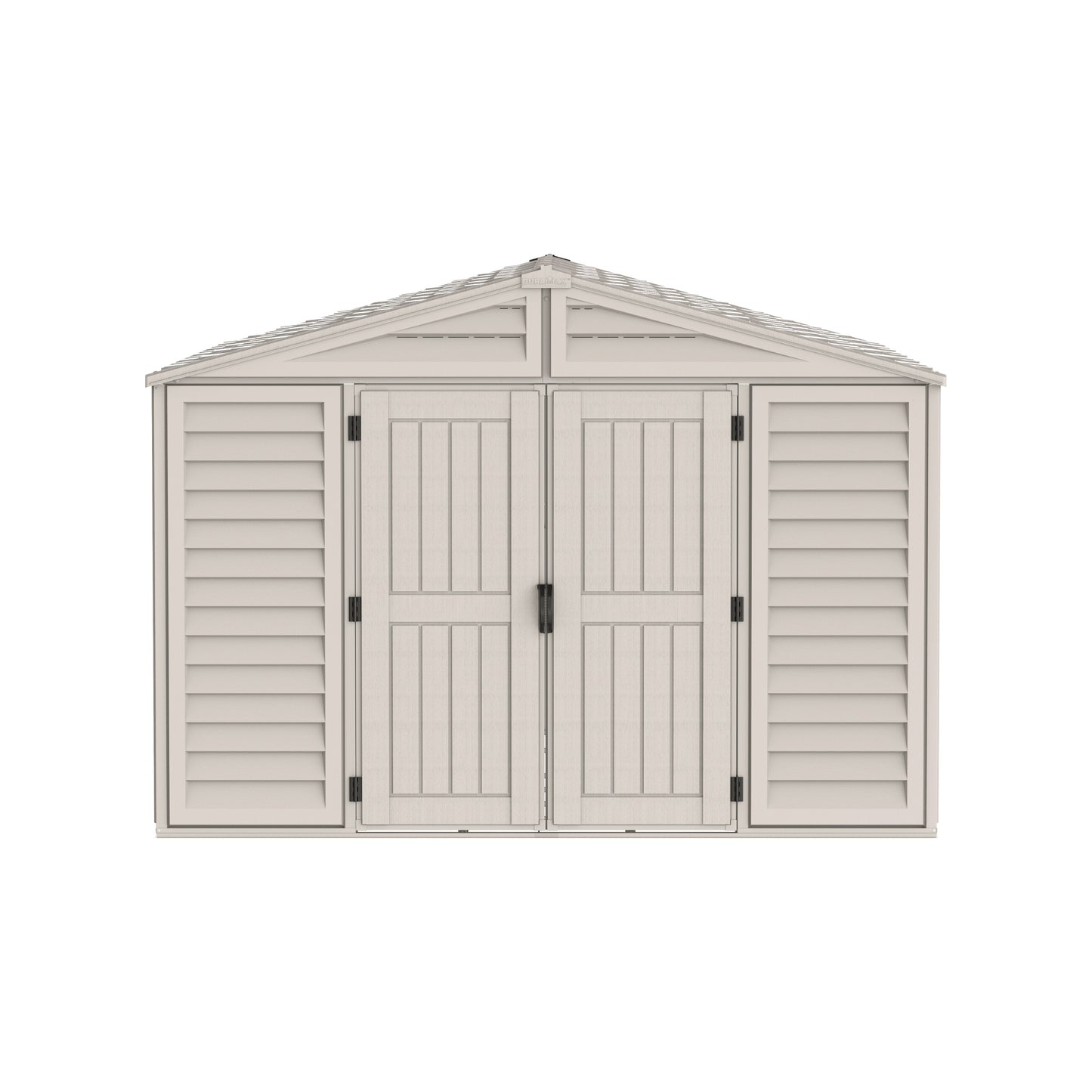 WoodBridge 10.5x13ft (324.8x405xH 233.2 cm) Resin Garden Storage Shed - Cosmoplast Bahrain