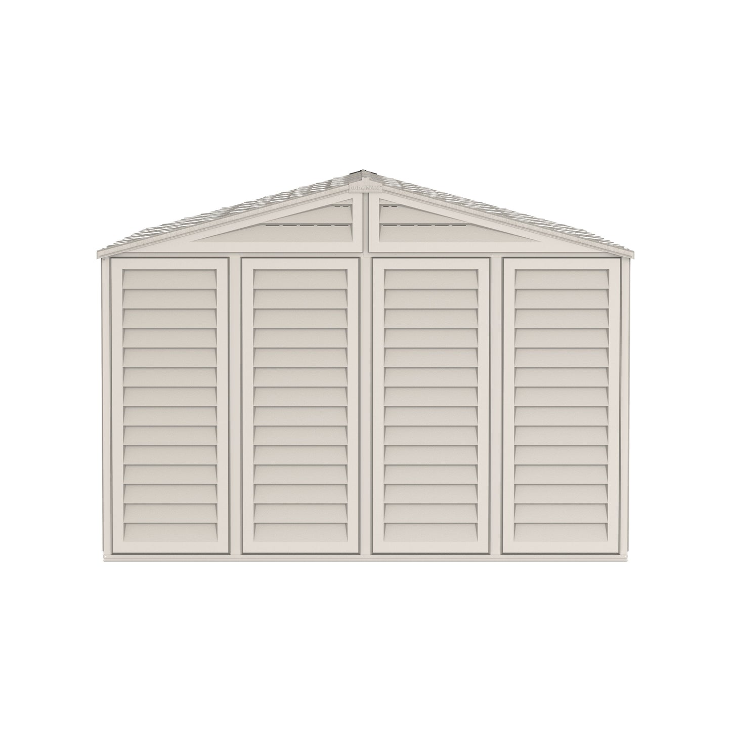 WoodBridge 10.5x13ft (324.8x405xH 233.2 cm) Resin Garden Storage Shed - Cosmoplast Bahrain