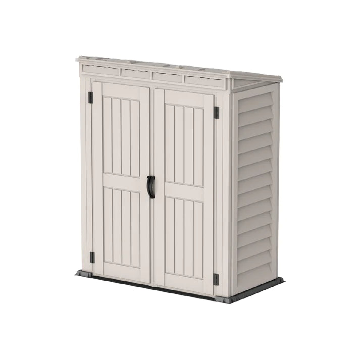 YardMate Pent PLUS 5x3ft (171x92x202 cm) Resin Garden Storage Shed - Cosmoplast Bahrain