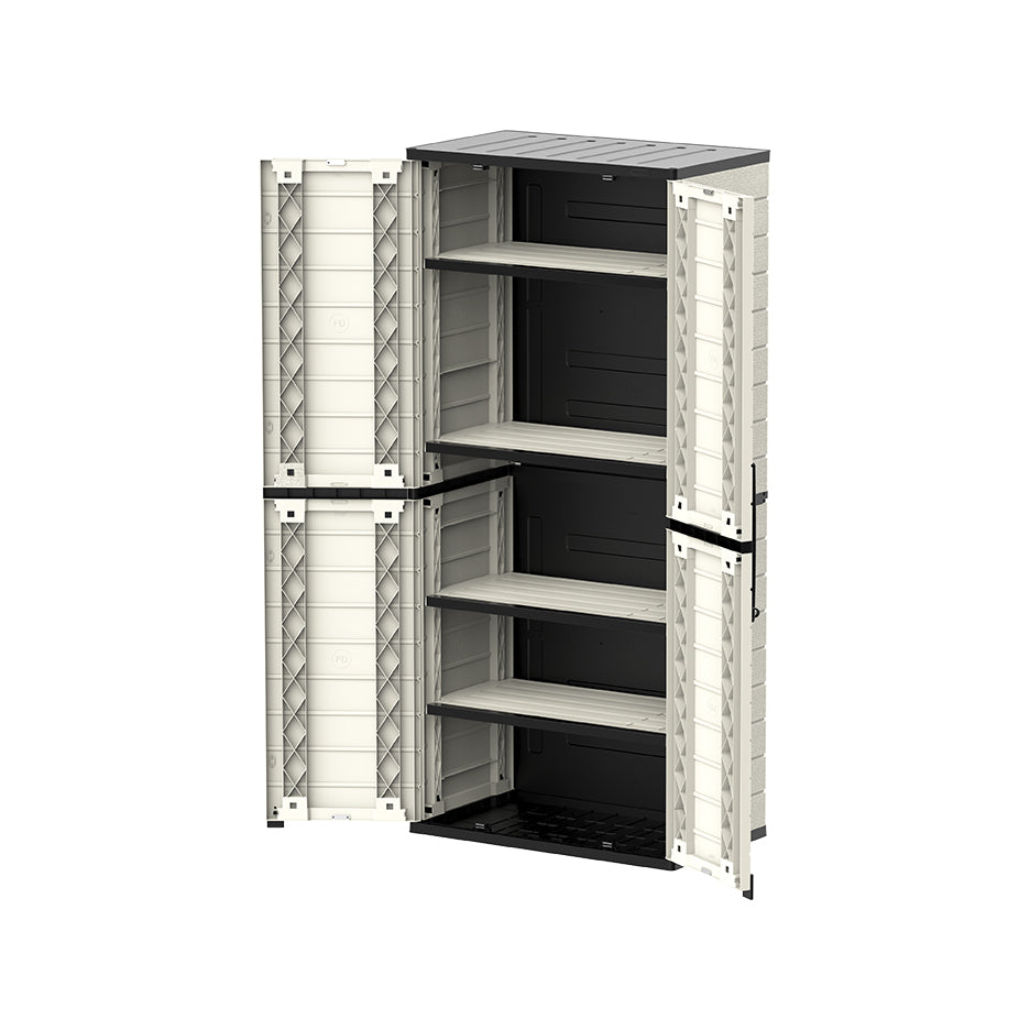 Cedargrain Vertical Storage Tall Cabinet