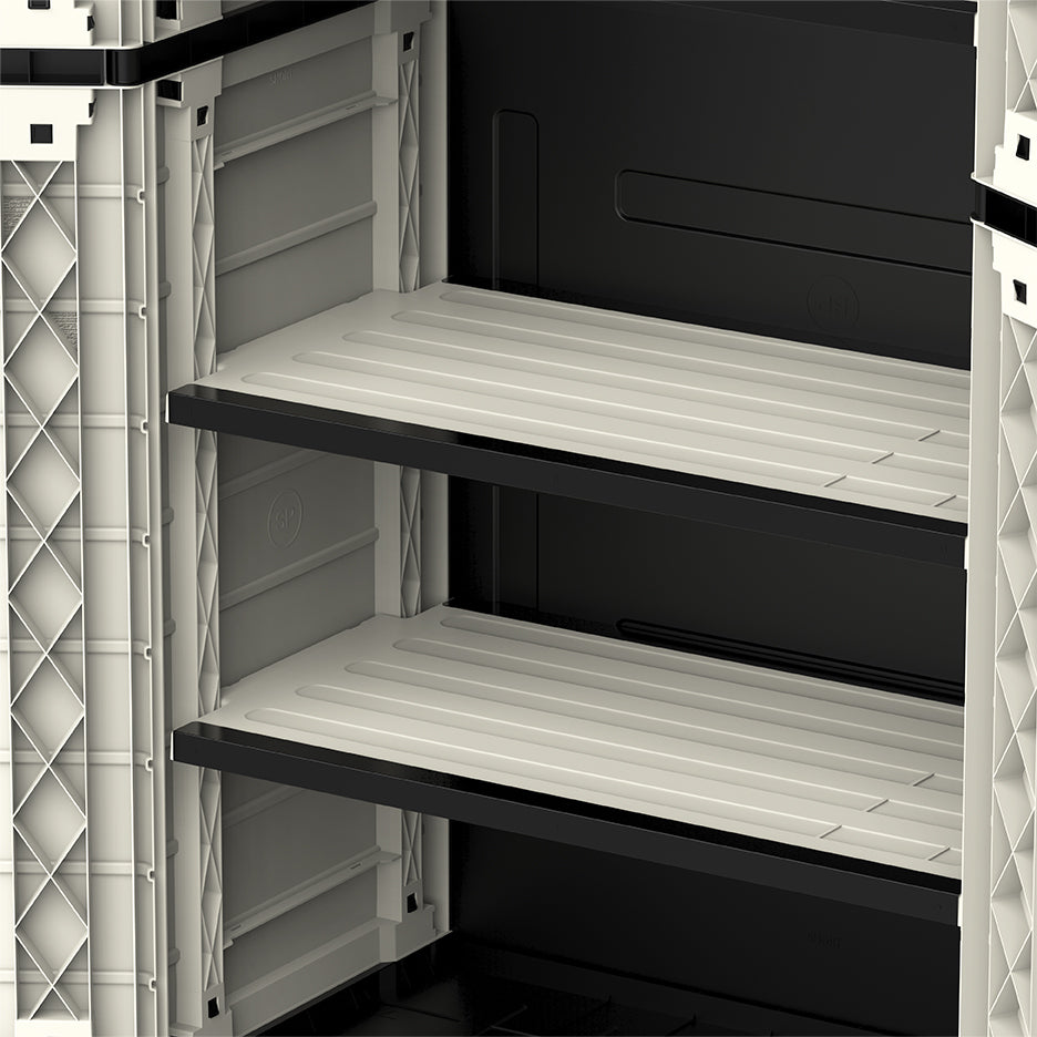 Cedargrain Vertical Storage Tall Cabinet