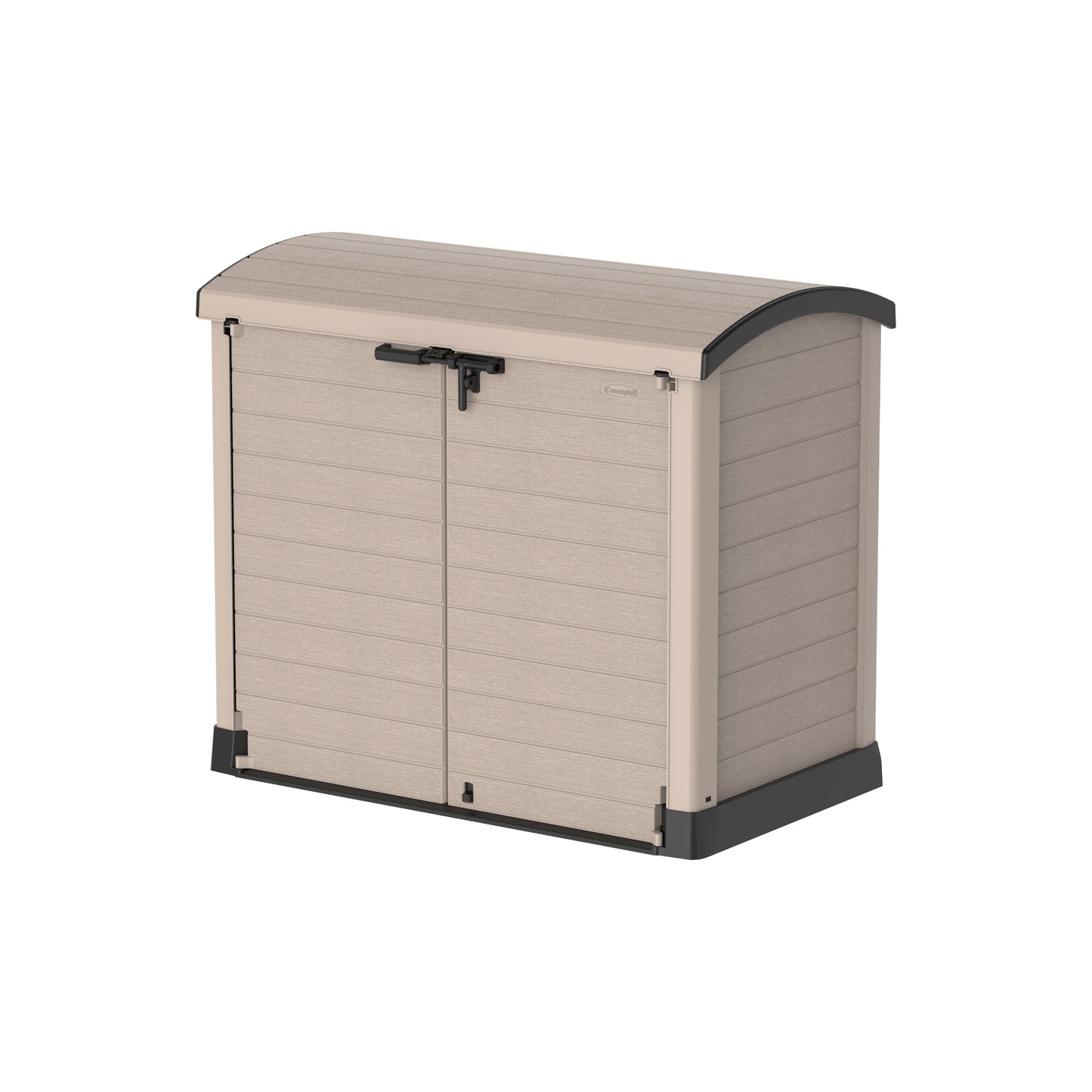 Cedargrain 1200L Small Storage Shed with Arc Lid - Cosmoplast Bahrain