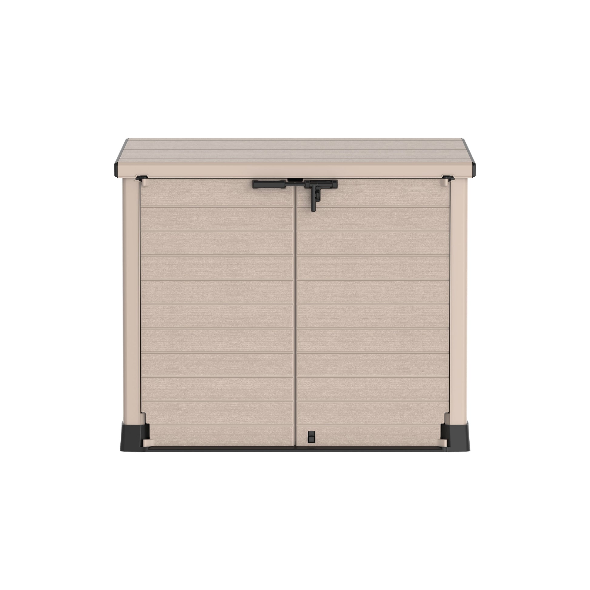 Cedargrain 1200L Small Storage Shed with Flat Lid - Cosmoplast Bahrain
