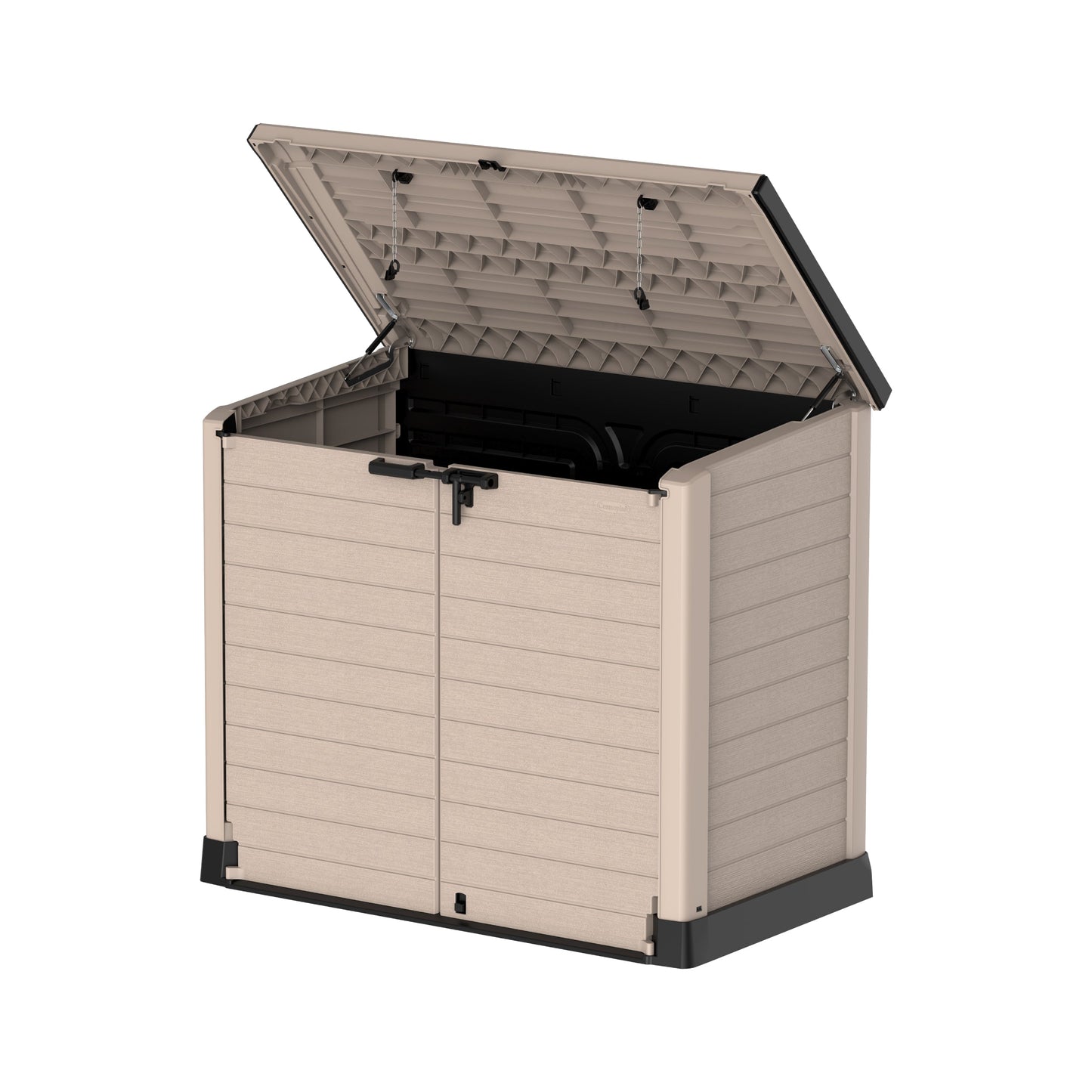 Cedargrain 1200L Small Storage Shed with Flat Lid - Cosmoplast Bahrain