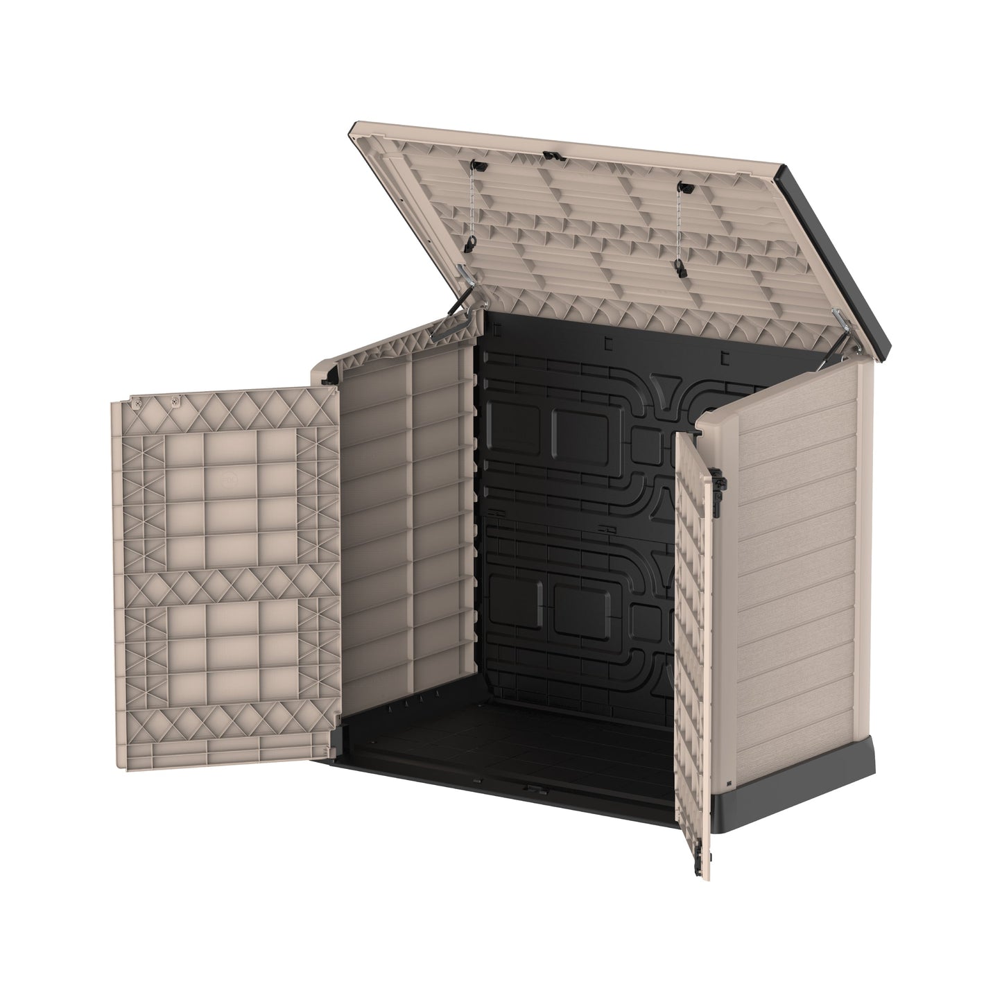 Cedargrain 1200L Small Storage Shed with Flat Lid - Cosmoplast Bahrain