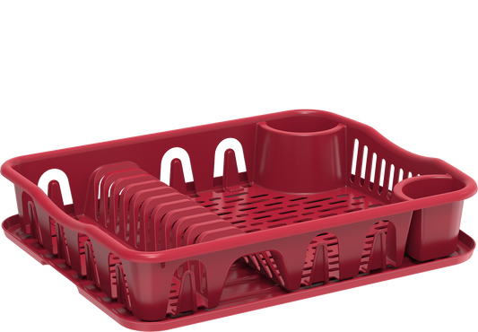 Large Dish Rack with Drainer - Cosmoplast Bahrain