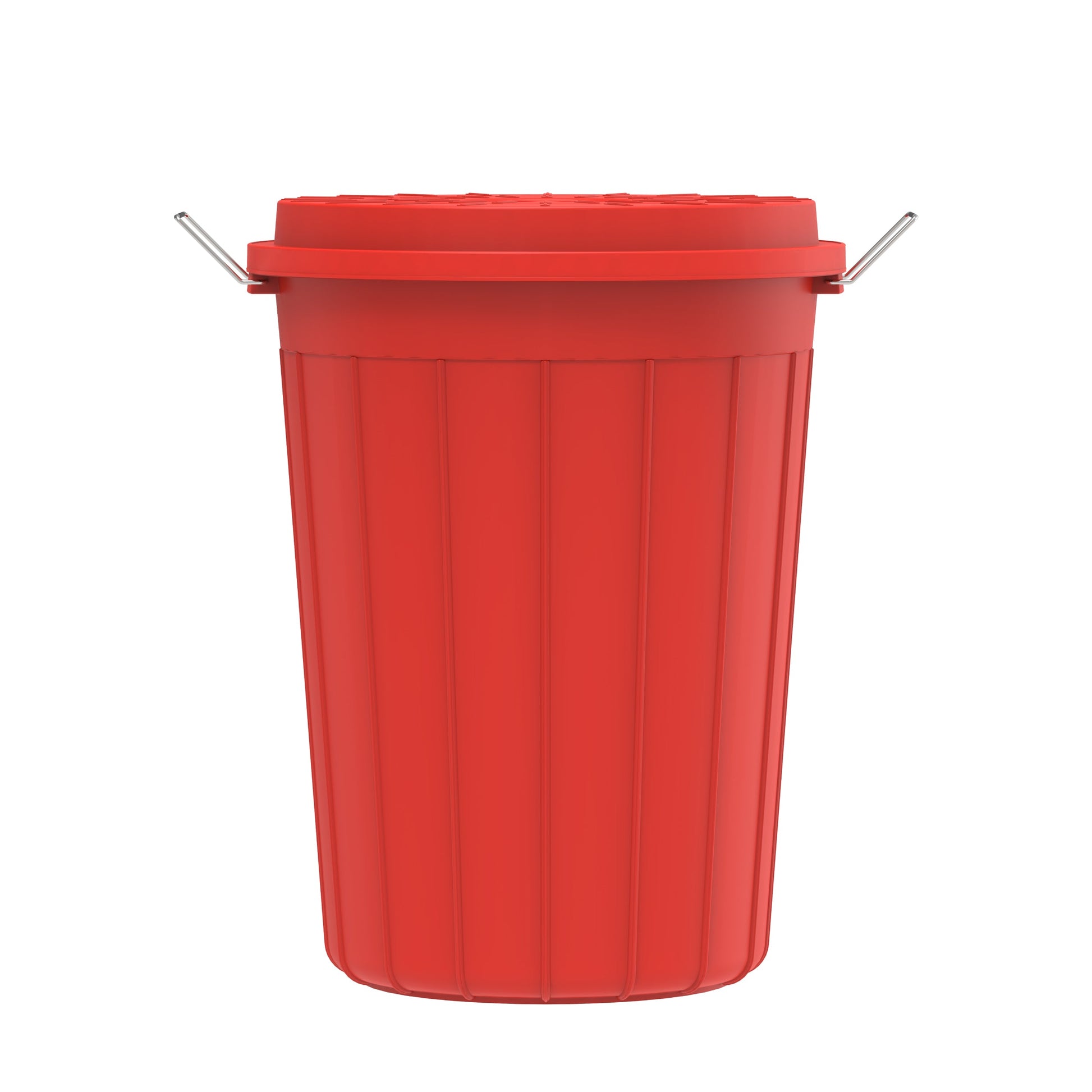 100L Round Plastic Drums with Lid - Cosmoplast Bahrain