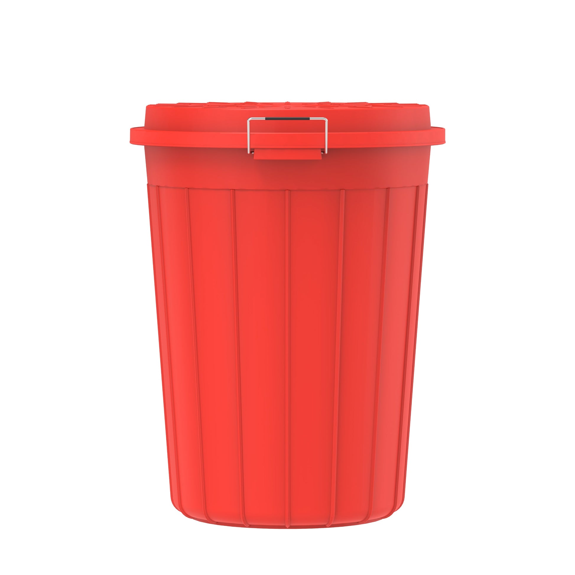 100L Round Plastic Drums with Lid - Cosmoplast Bahrain