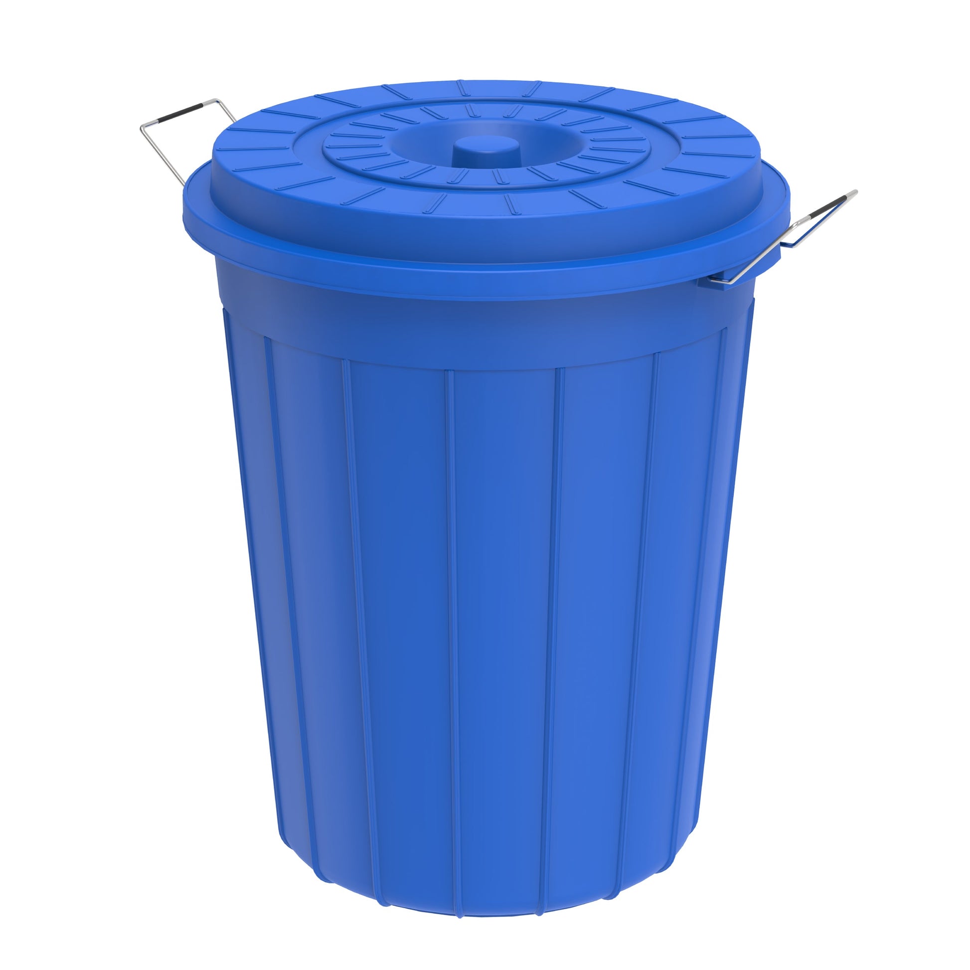 125L Round Plastic Drums with Lid - Cosmoplast Bahrain