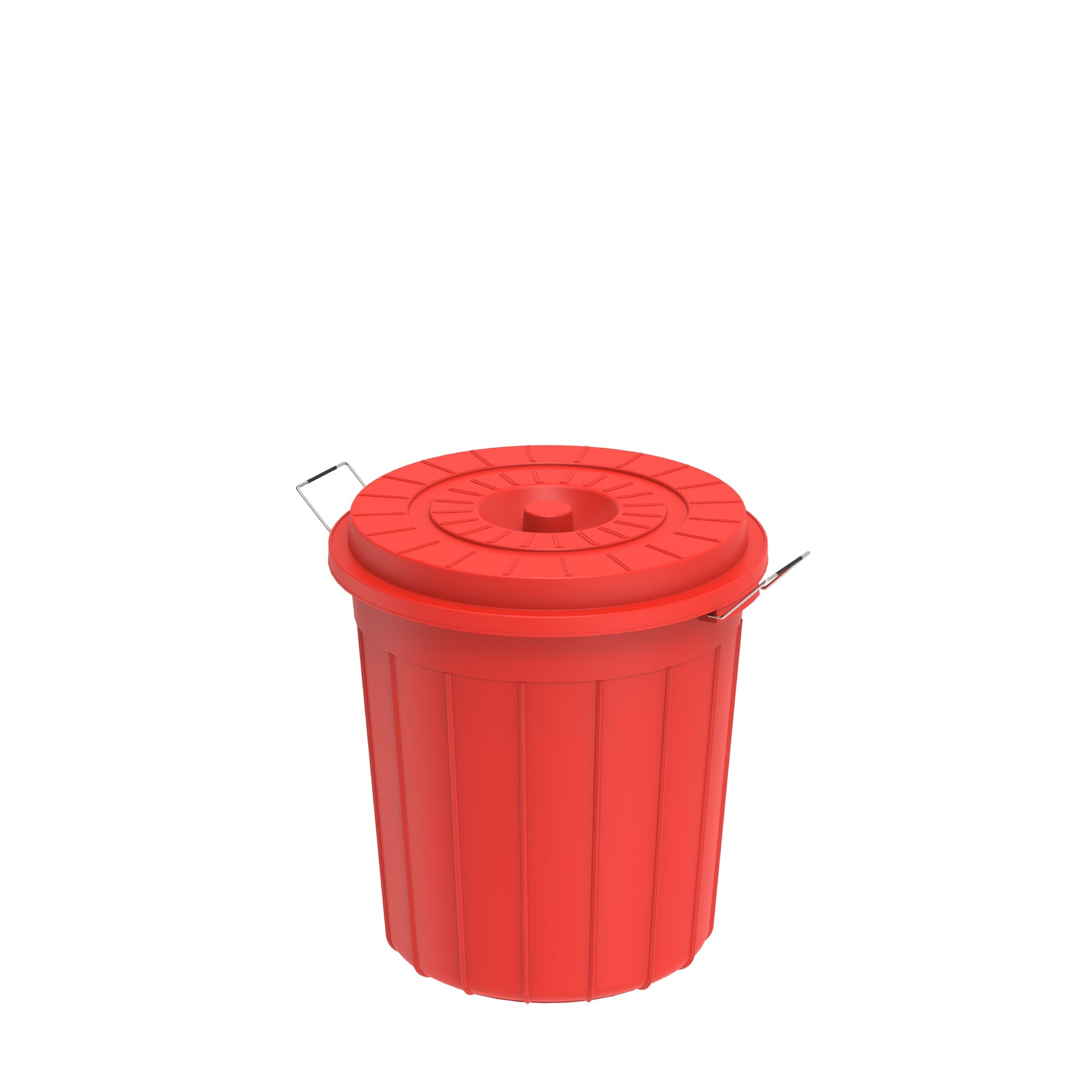 30L Round Plastic Drums with Lid - Cosmoplast Bahrain