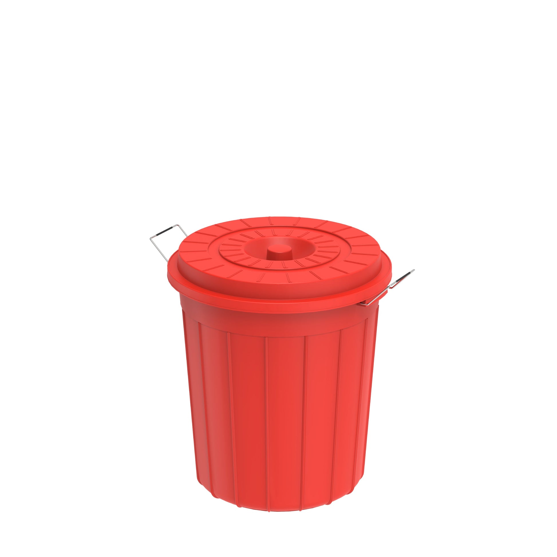 35L Round Plastic Drums with Lid - Cosmoplast Bahrain
