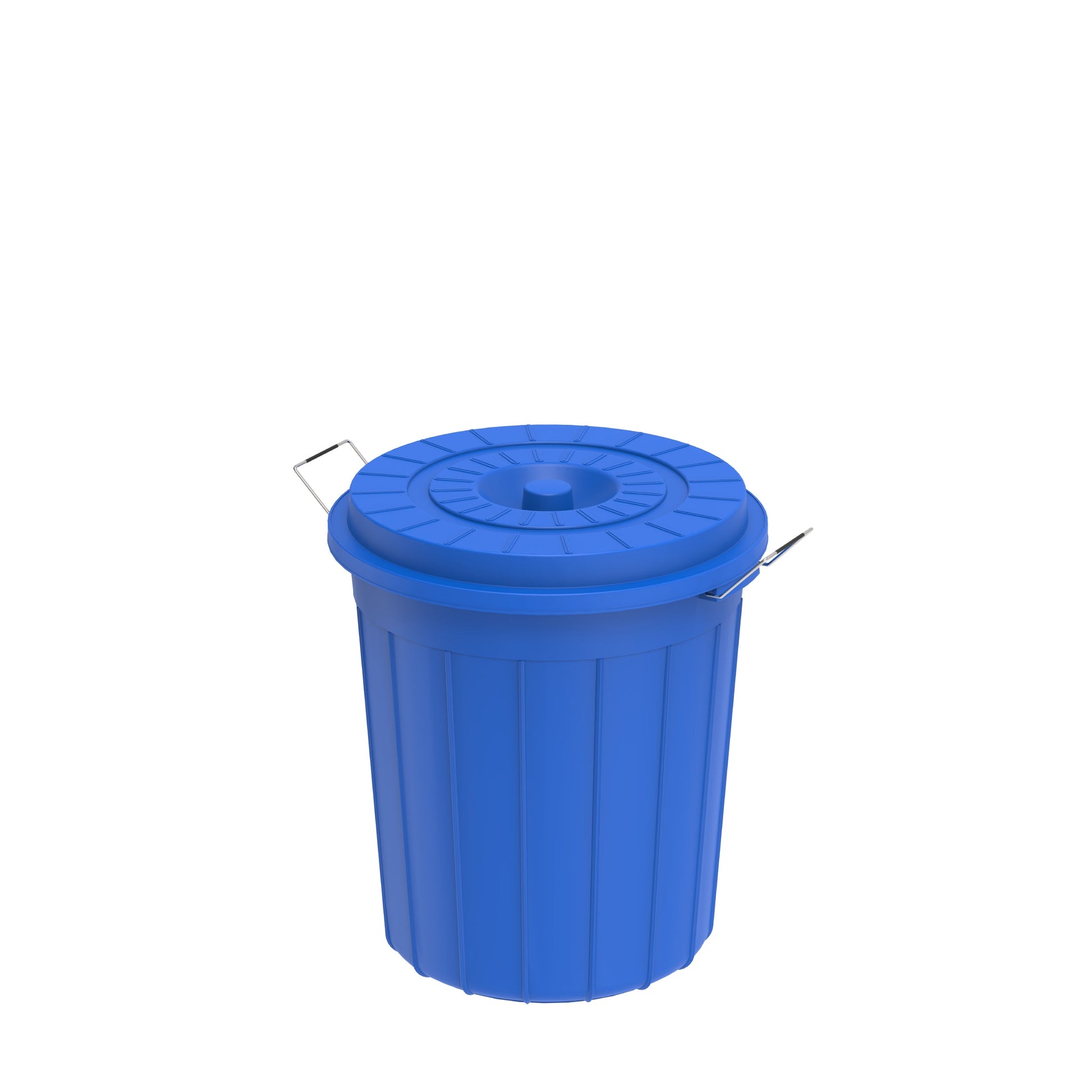 35L Round Plastic Drums with Lid - Cosmoplast Bahrain