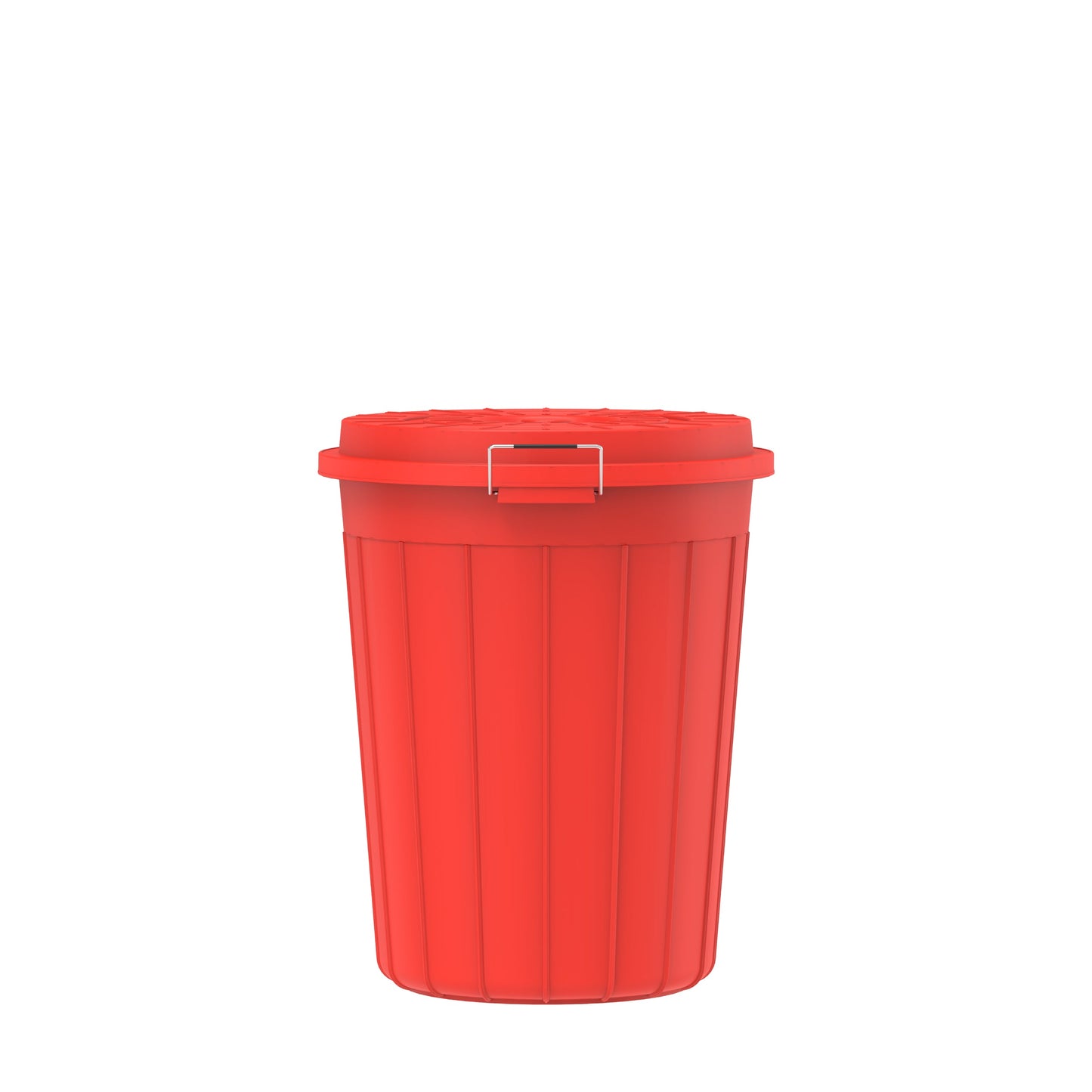 45L Round Plastic Drums with Lid - Cosmoplast Bahrain