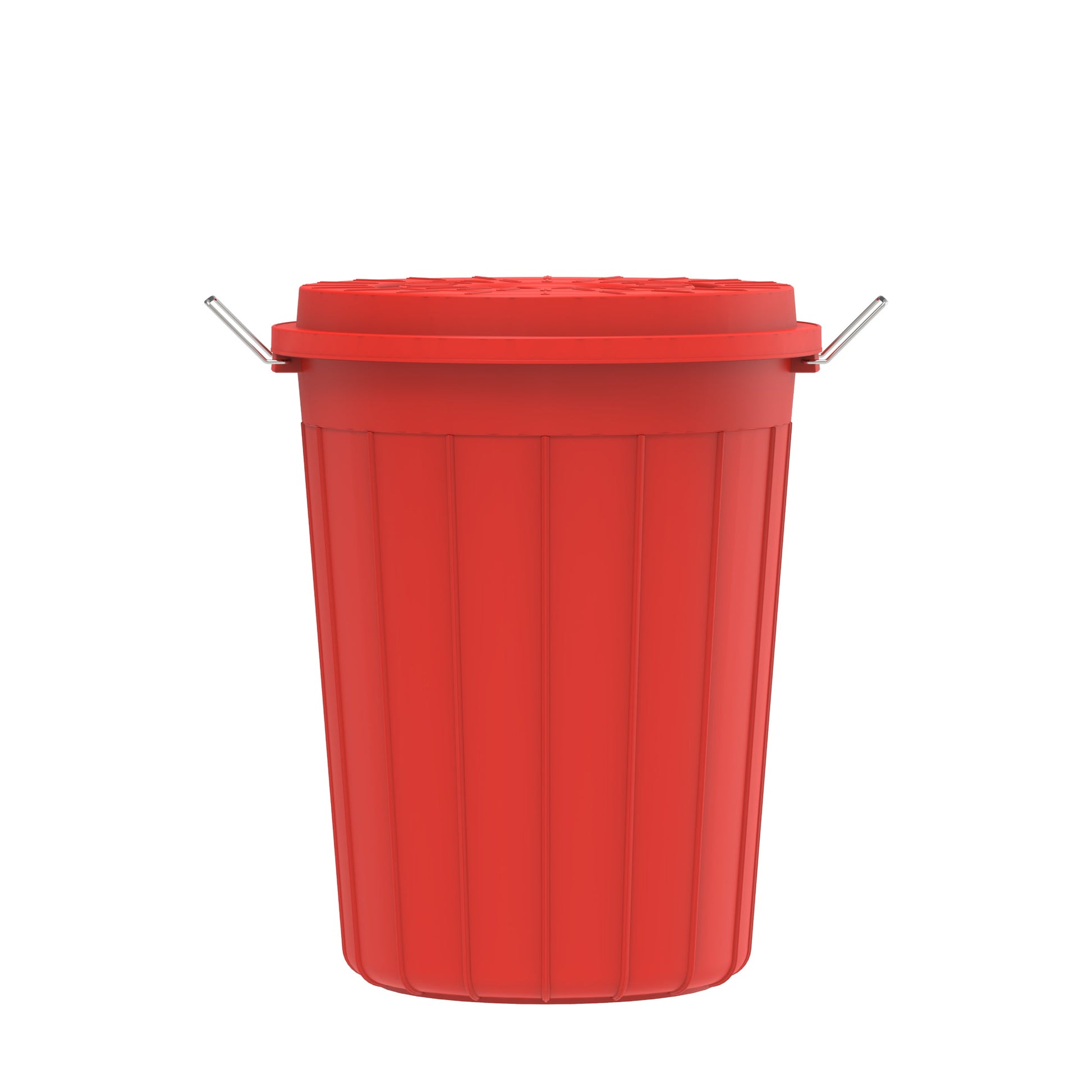 70L Round Plastic Drums with Lid - Cosmoplast Bahrain