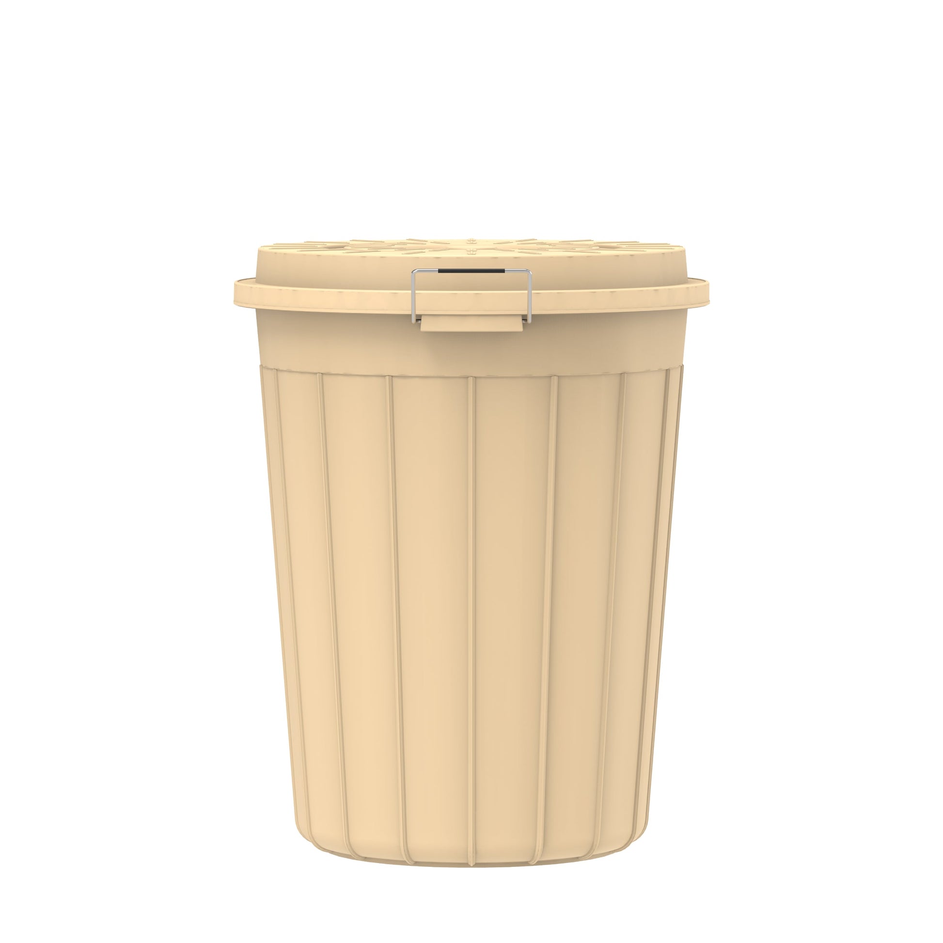70L Round Plastic Drums with Lid - Cosmoplast Bahrain