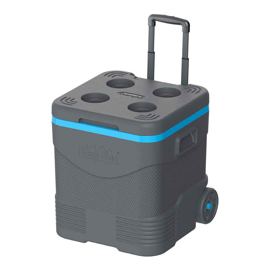 30L KeepCold Trolley Icebox with Wheels - Cosmoplast Bahrain