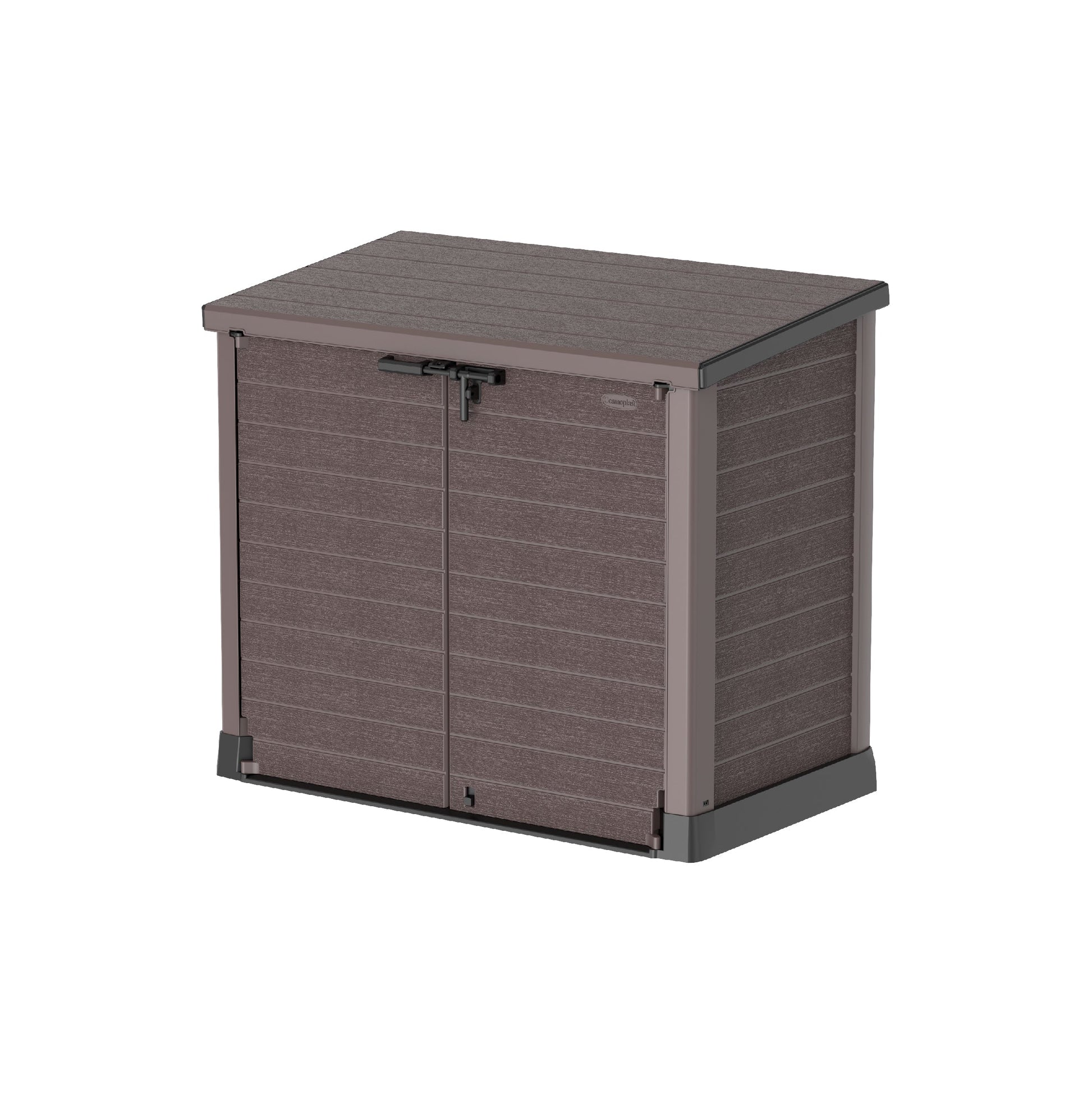 Cedargrain 1200L Small Storage Shed with Flat Lid - Cosmoplast Bahrain