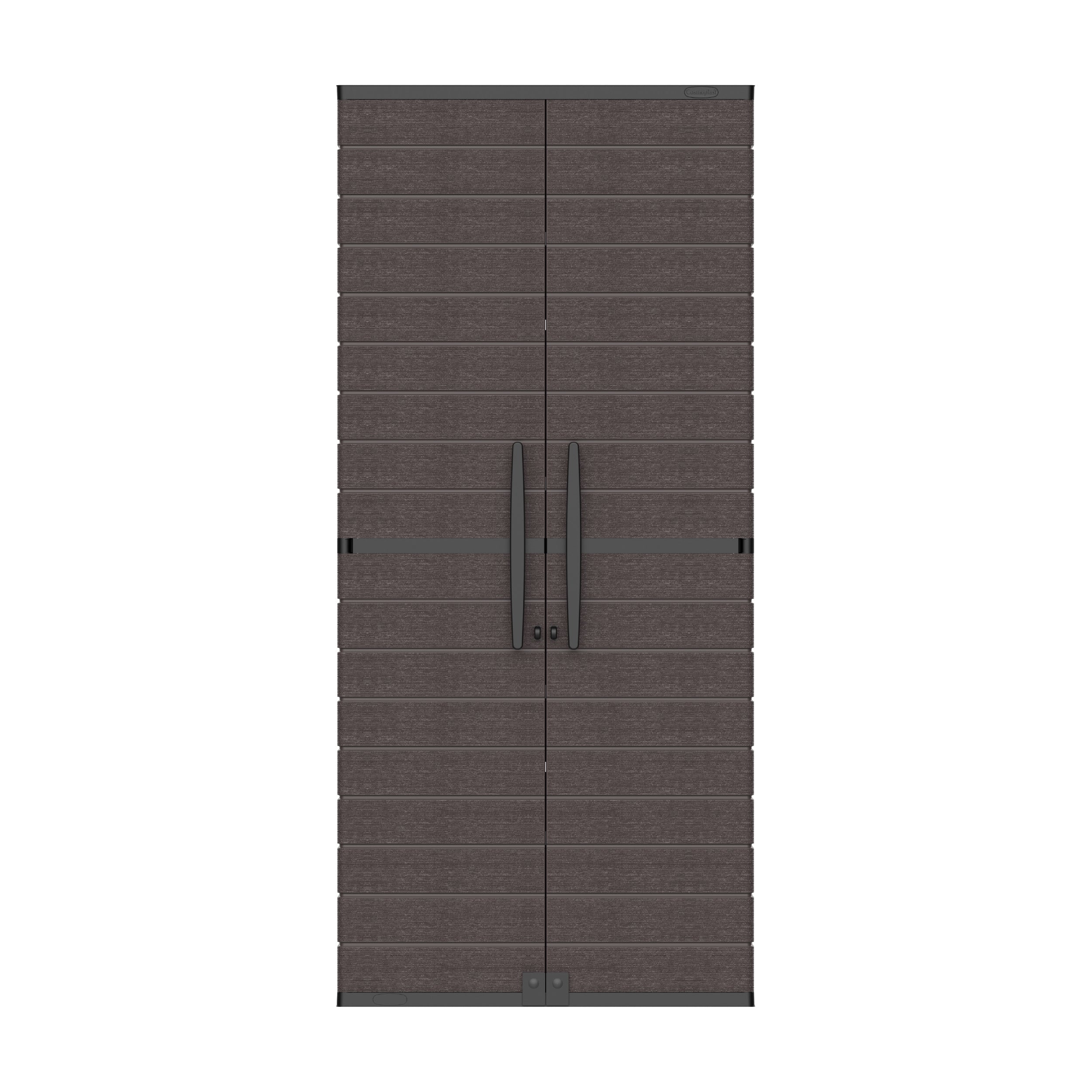 Cedargrain Vertical Storage Tall Cabinet - Cosmoplast Bahrain