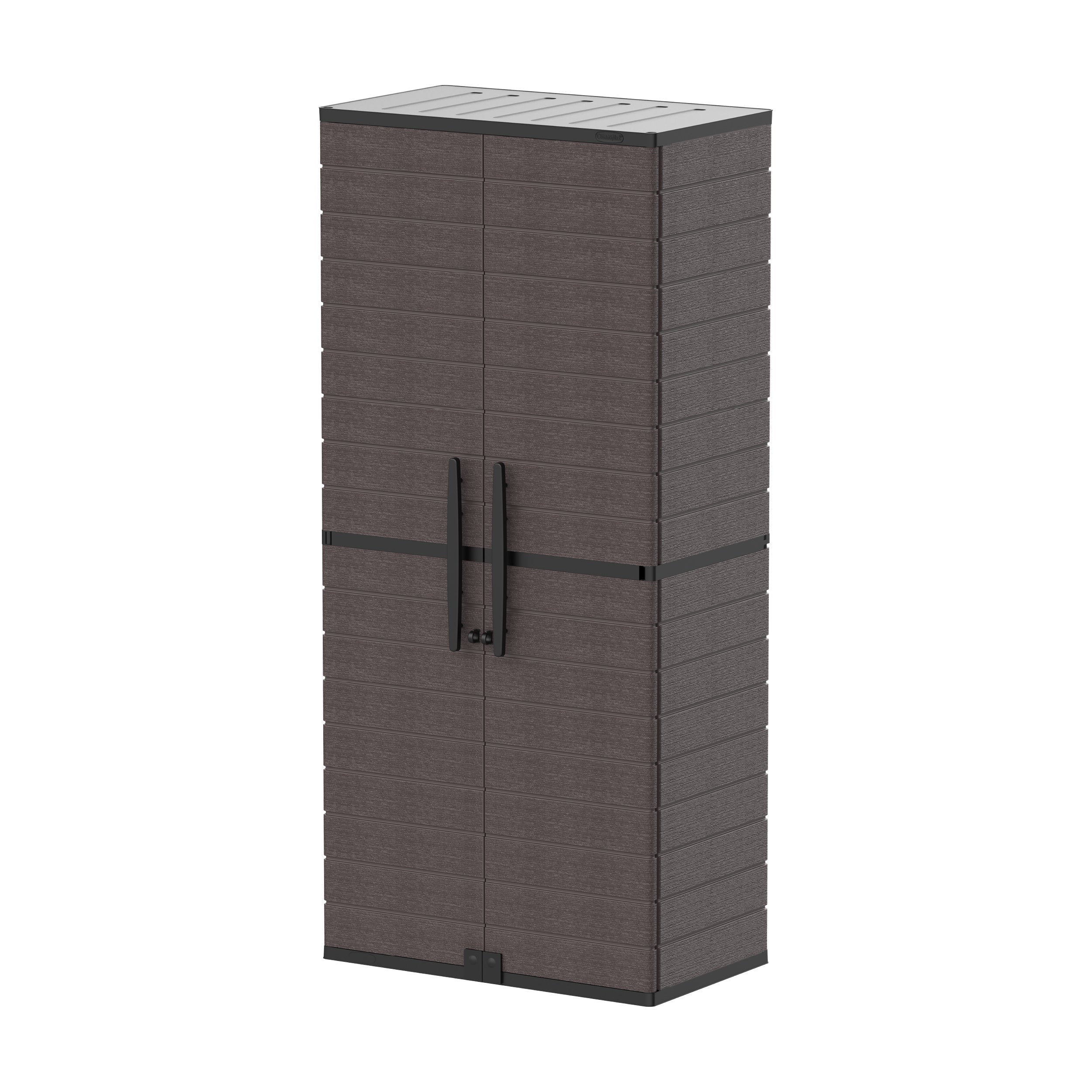 Cedargrain Vertical Storage Tall Cabinet - Cosmoplast Bahrain