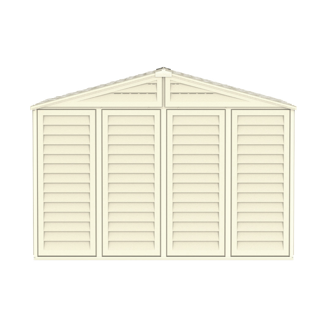 WoodBridge 10.5x8ft (324.8x247x233.2 cm) Resin Garden Storage Shed